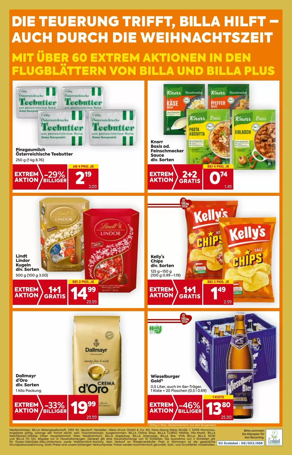 Billa Flugblatt (ab 20.11.2025) - Angebote und Prospekt - Seite 20