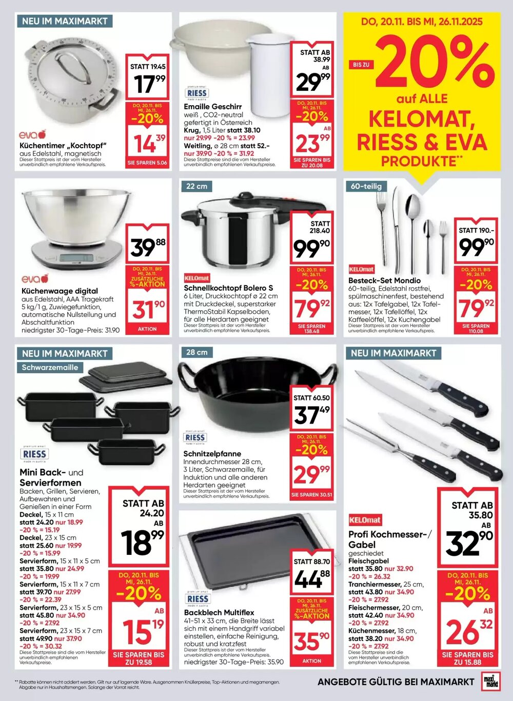 Maximarkt Flugblatt (ab 20.11.2025) - Angebote und Prospekt - Seite 17