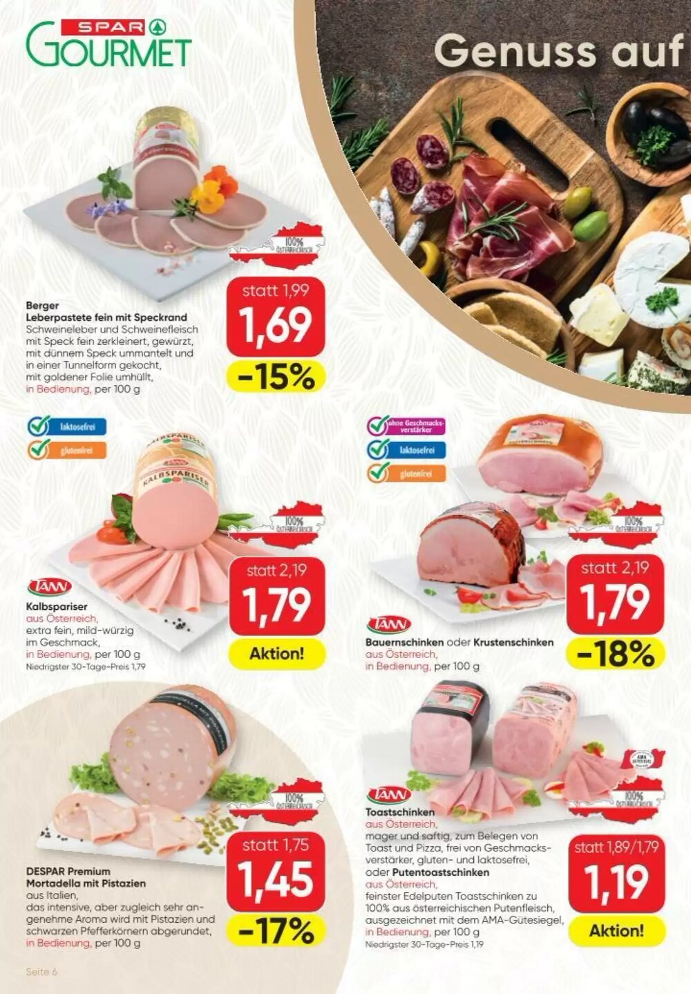 SPAR Gourmet Flugblatt (ab 20.11.2025) - Angebote und Prospekt - Seite 6