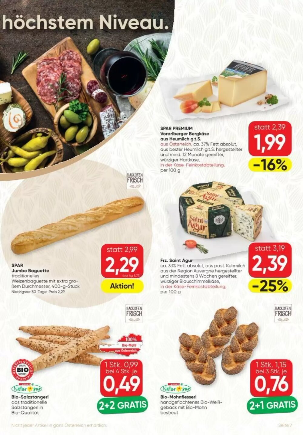 SPAR Gourmet Flugblatt (ab 20.11.2025) - Angebote und Prospekt - Seite 7