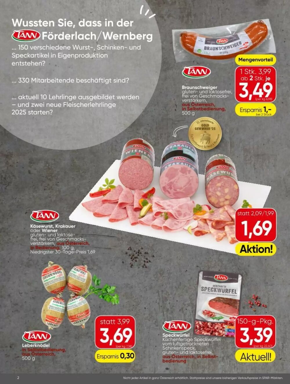 Spar Flugblatt (ab 20.11.2025) - Angebote und Prospekt - Seite 2