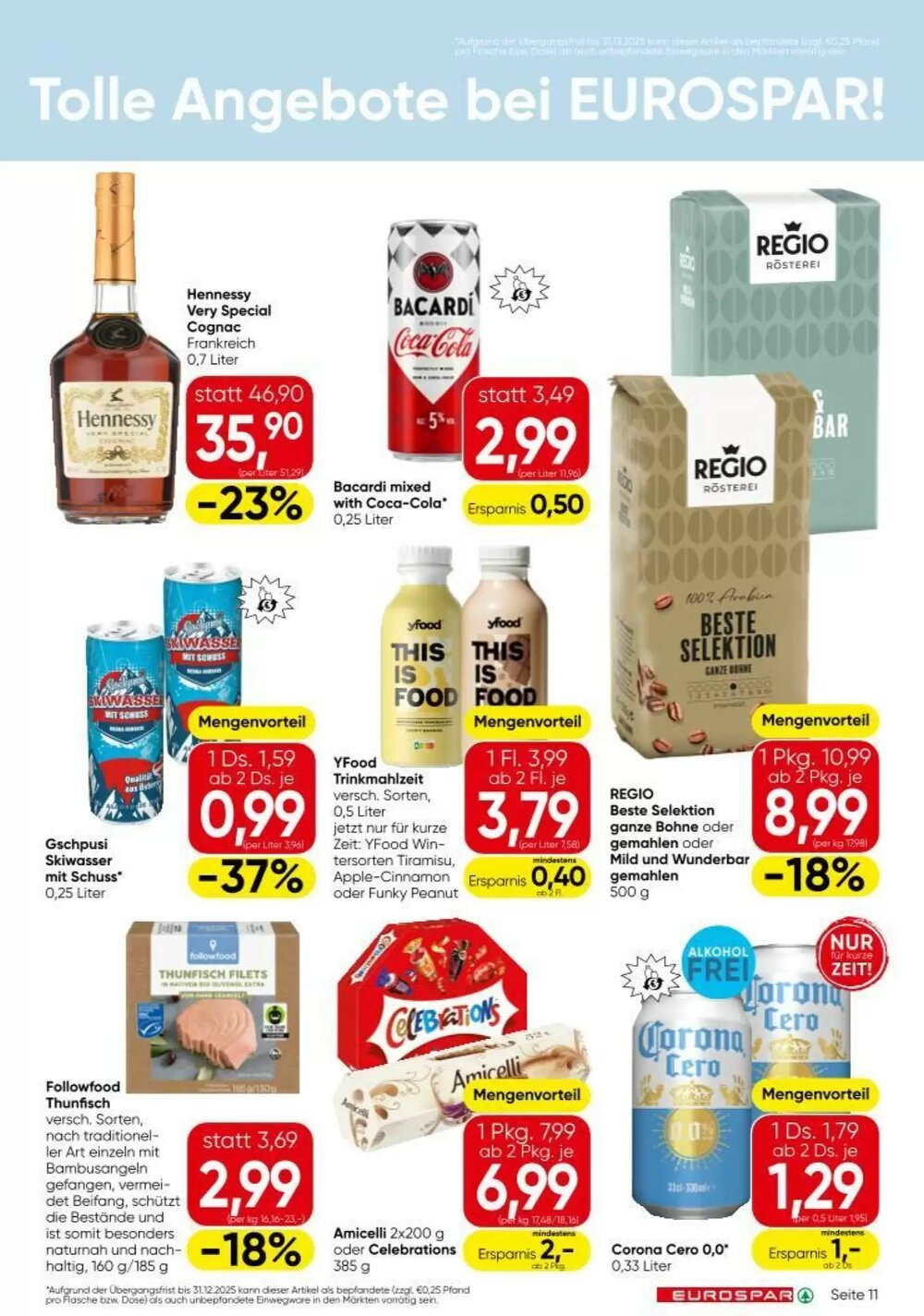 Eurospar Flugblatt (ab 20.11.2025) - Angebote und Prospekt - Seite 11