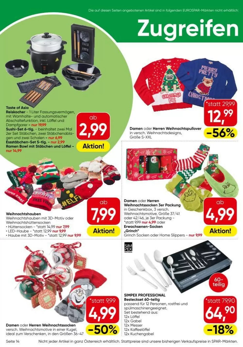 Eurospar Flugblatt (ab 20.11.2025) - Angebote und Prospekt - Seite 14