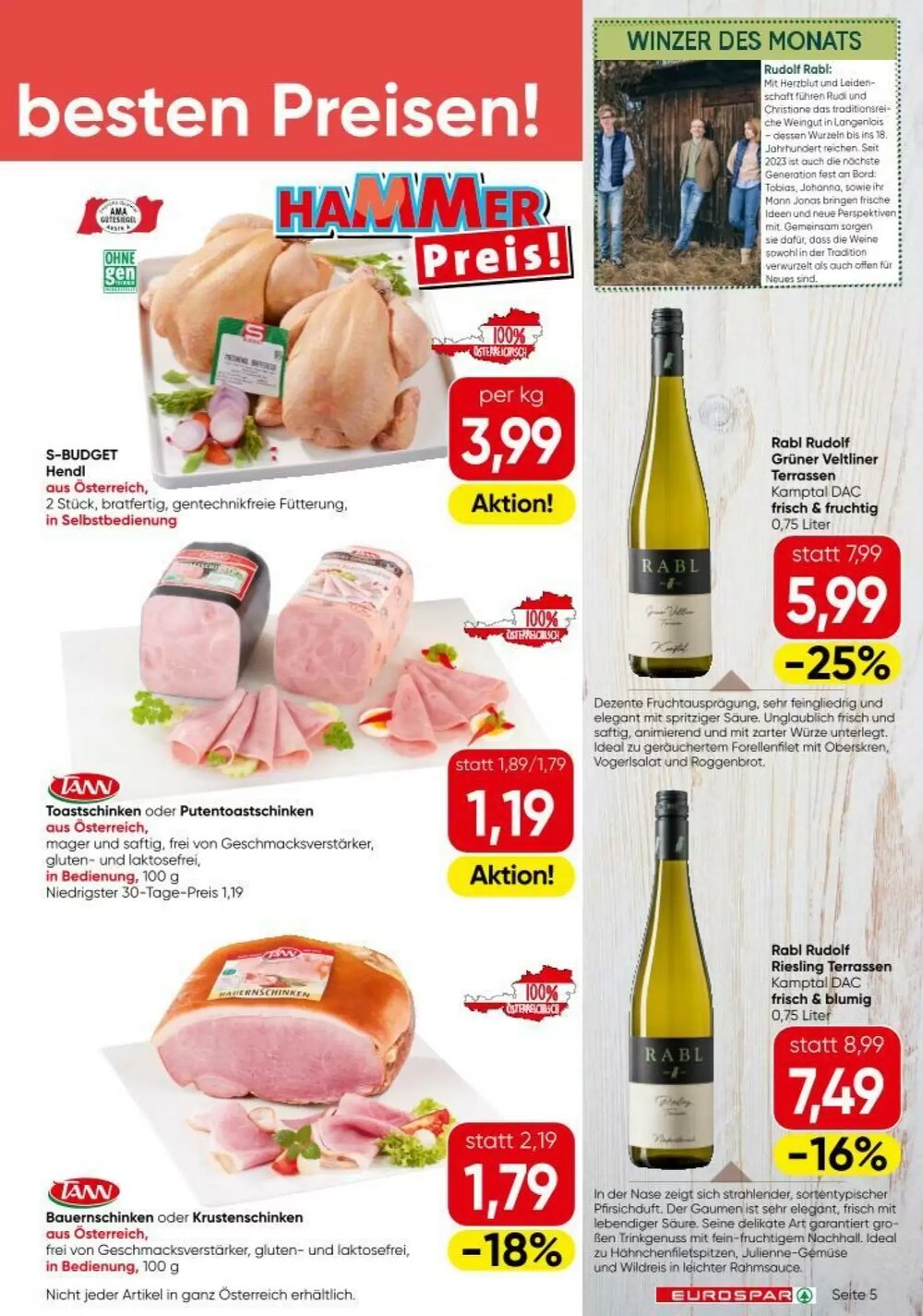 Eurospar Flugblatt (ab 20.11.2025) - Angebote und Prospekt - Seite 5