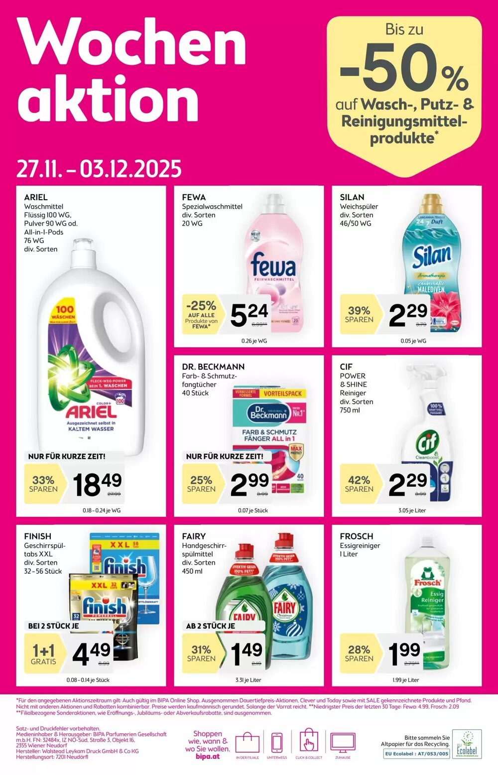 Bipa Flugblatt (ab 20.11.2025) - Angebote und Prospekt - Seite 12