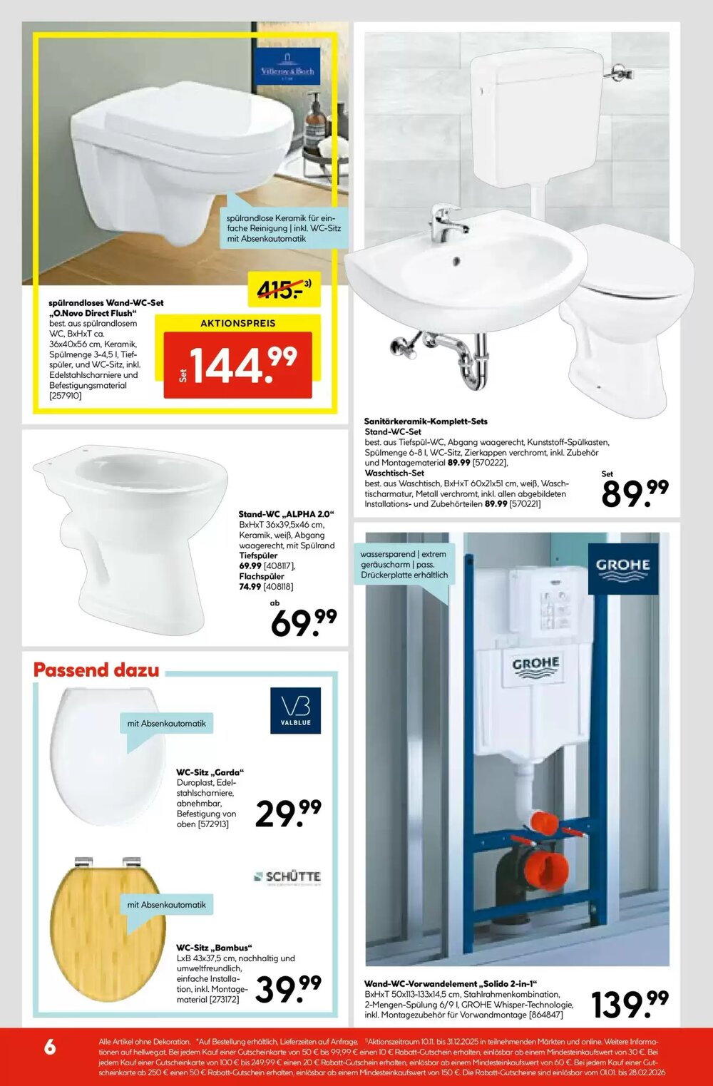 Hellweg Flugblatt (ab 20.11.2025) - Angebote und Prospekt - Seite 6