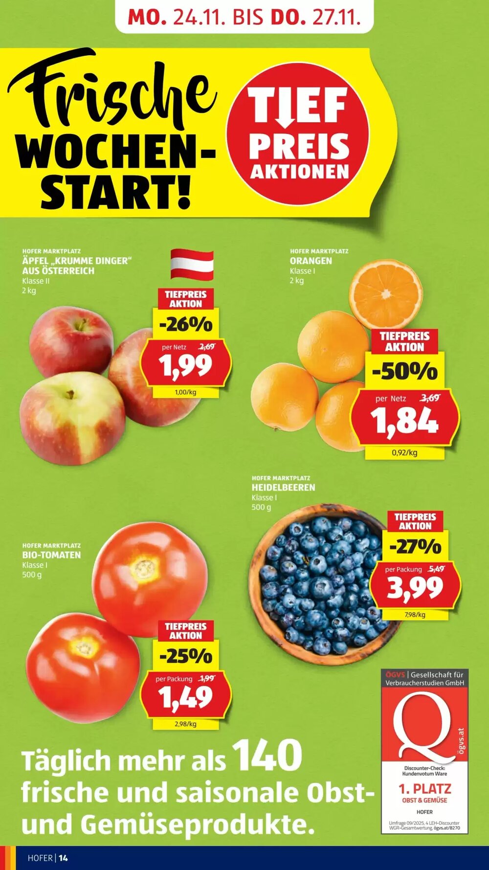 Hofer Flugblatt (ab 21.11.2025) - Angebote und Prospekt - Seite 26
