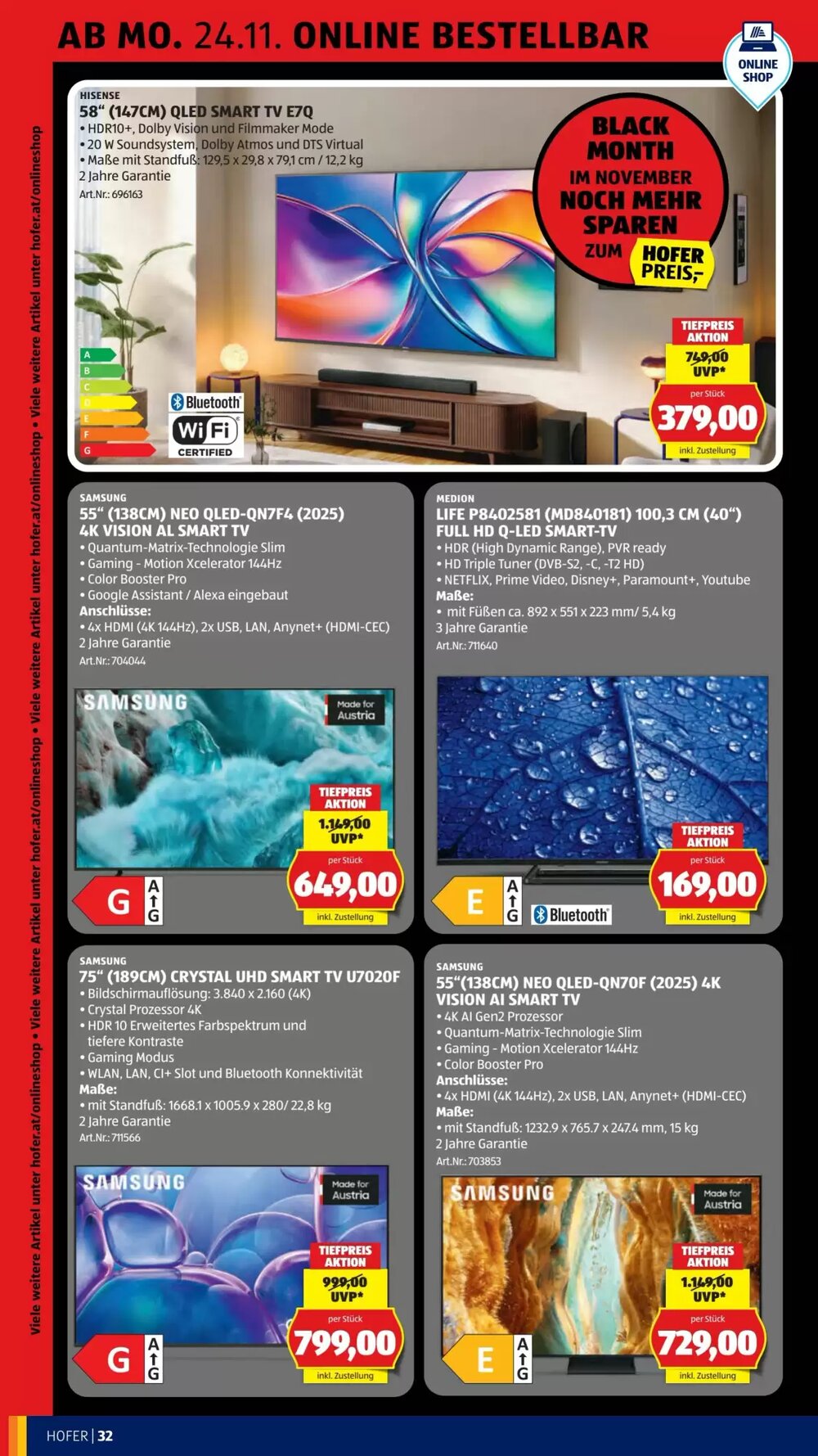Hofer Flugblatt (ab 21.11.2025) - Angebote und Prospekt - Seite 46