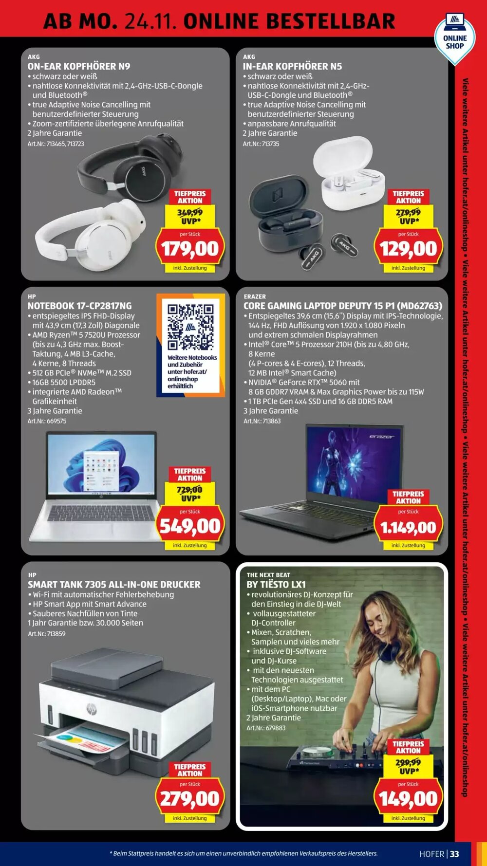 Hofer Flugblatt (ab 21.11.2025) - Angebote und Prospekt - Seite 47