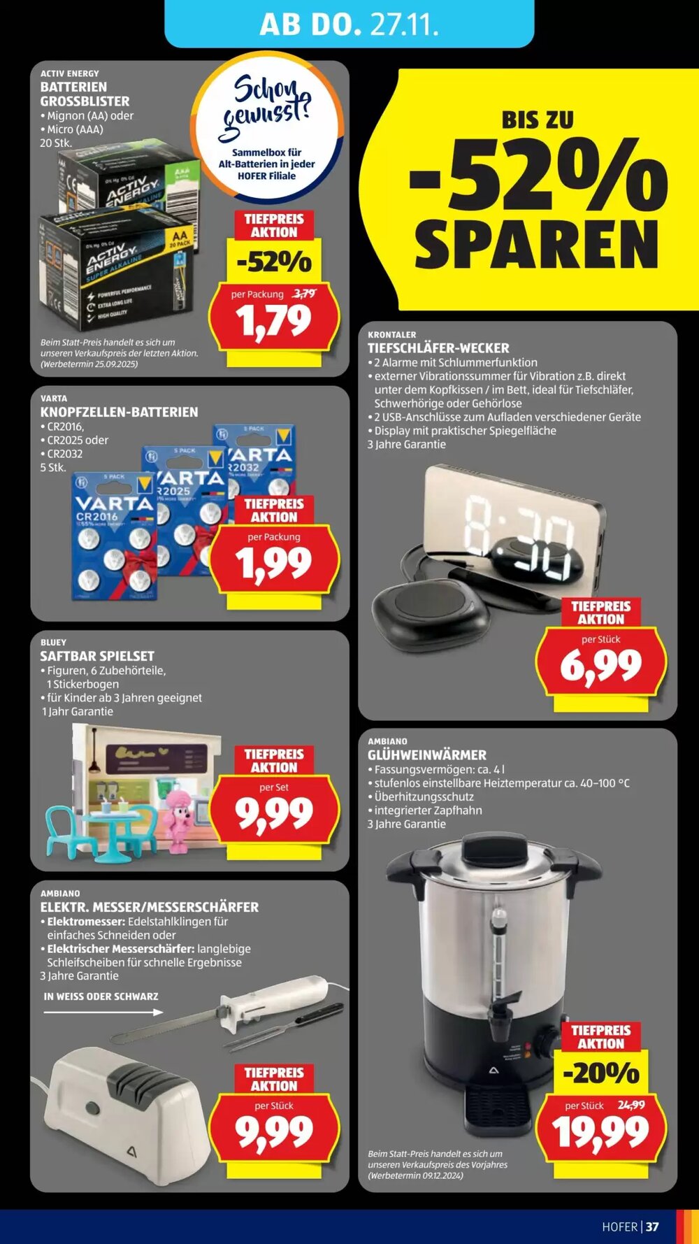 Hofer Flugblatt (ab 21.11.2025) - Angebote und Prospekt - Seite 51