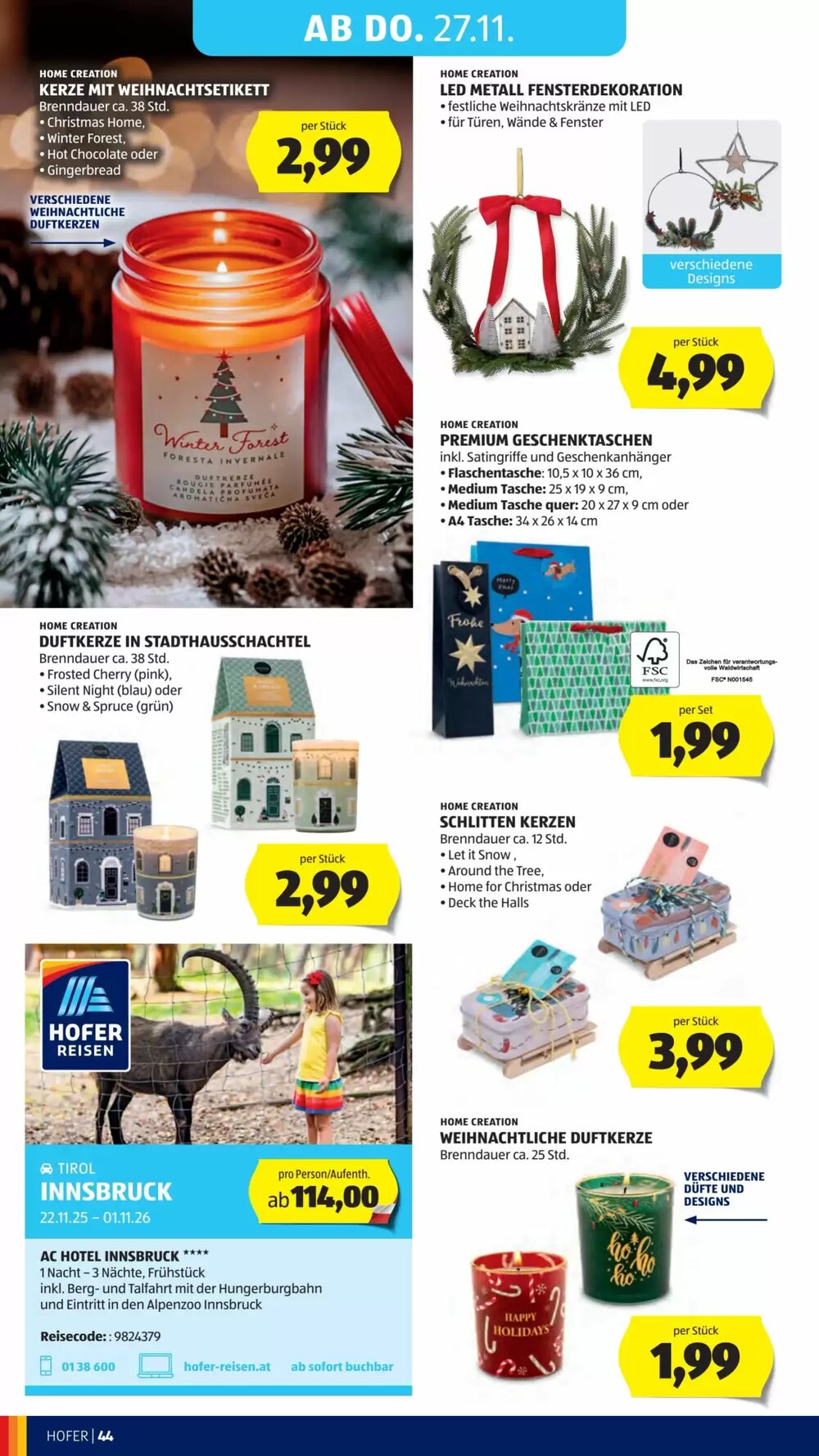 Hofer Flugblatt (ab 21.11.2025) - Angebote und Prospekt - Seite 58