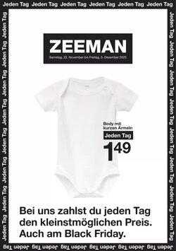 Zeeman Flugblatt (ab 22.11.2025) - Angebote und Prospekt