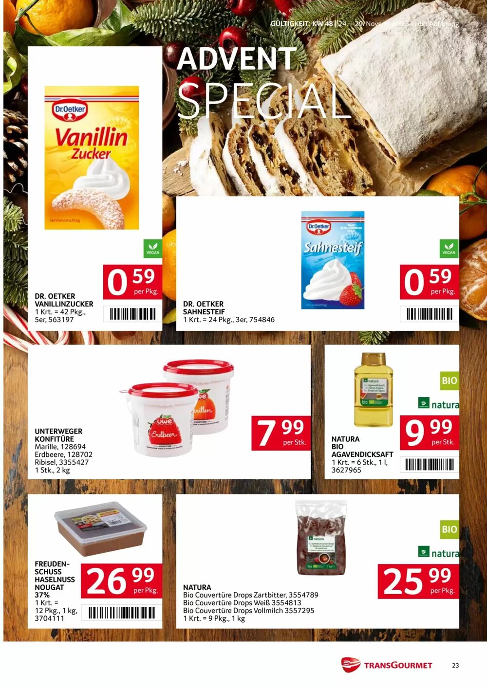Transgourmet Flugblatt (ab 24.11.2025) - Angebote und Prospekt - Seite 23
