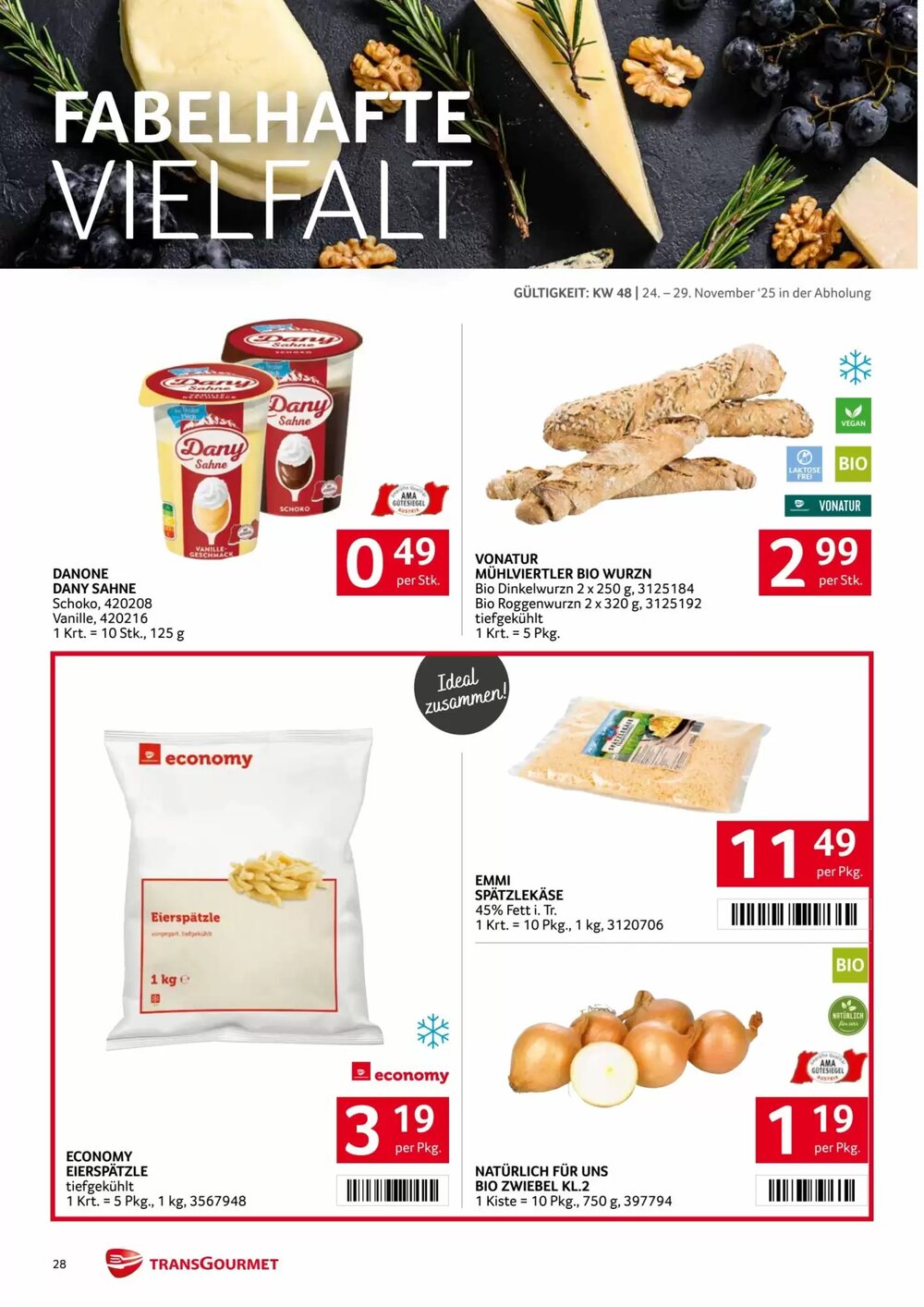 Transgourmet Flugblatt (ab 24.11.2025) - Angebote und Prospekt - Seite 28