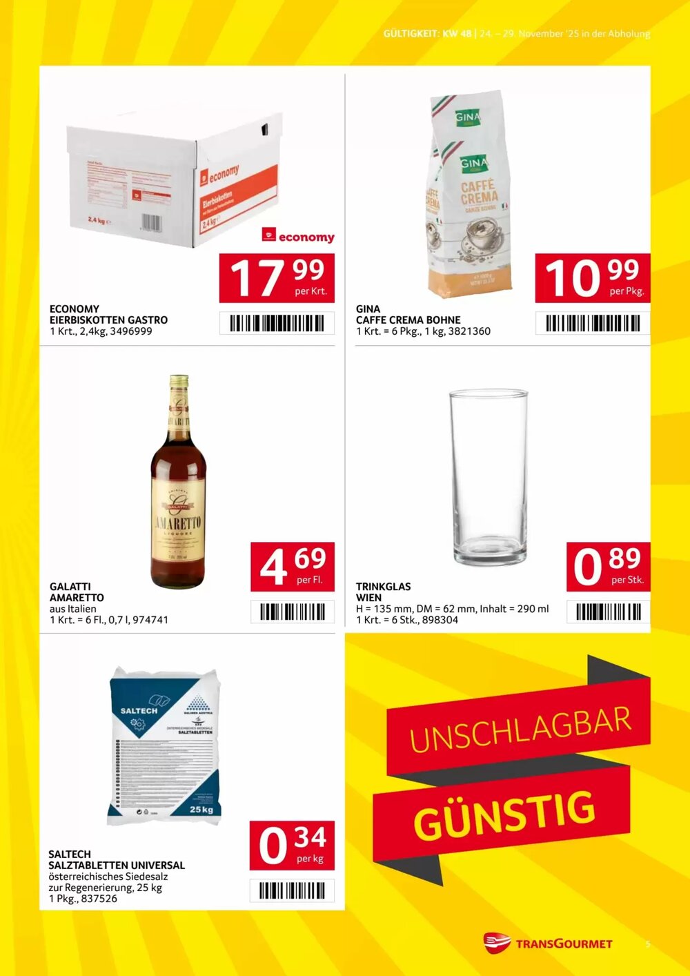 Transgourmet Flugblatt (ab 24.11.2025) - Angebote und Prospekt - Seite 5