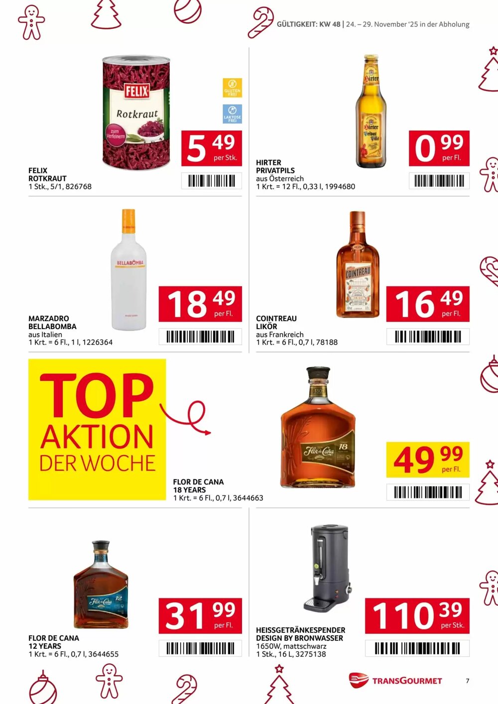 Transgourmet Flugblatt (ab 24.11.2025) - Angebote und Prospekt - Seite 7