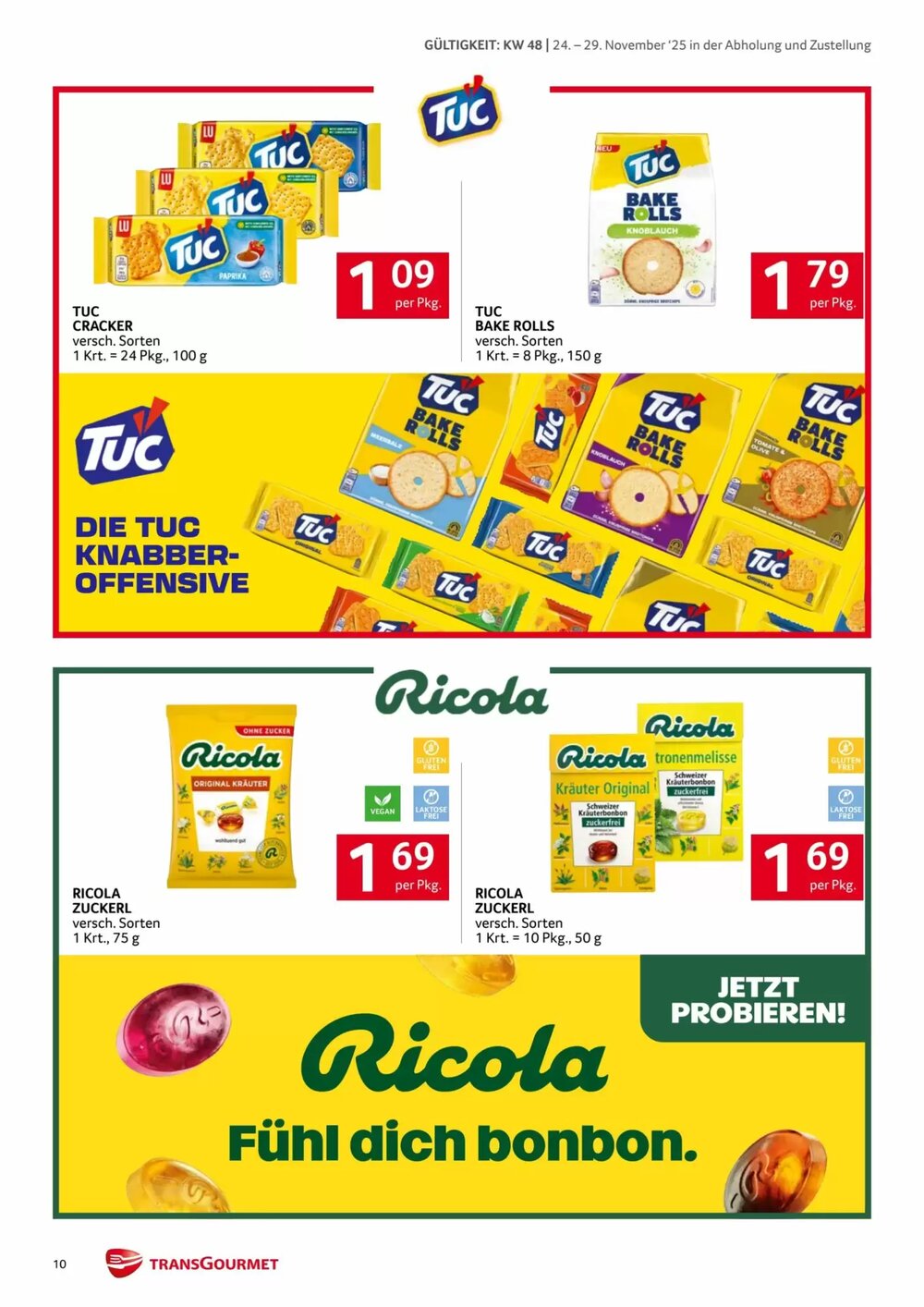 Transgourmet Flugblatt (ab 24.11.2025) - Angebote und Prospekt - Seite 10
