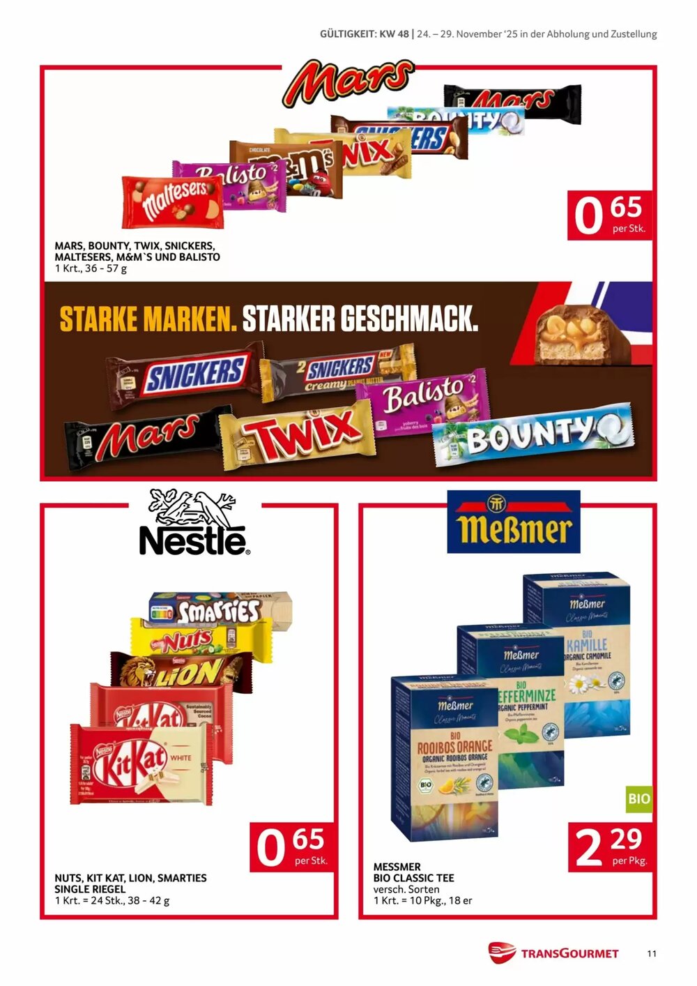 Transgourmet Flugblatt (ab 24.11.2025) - Angebote und Prospekt - Seite 11
