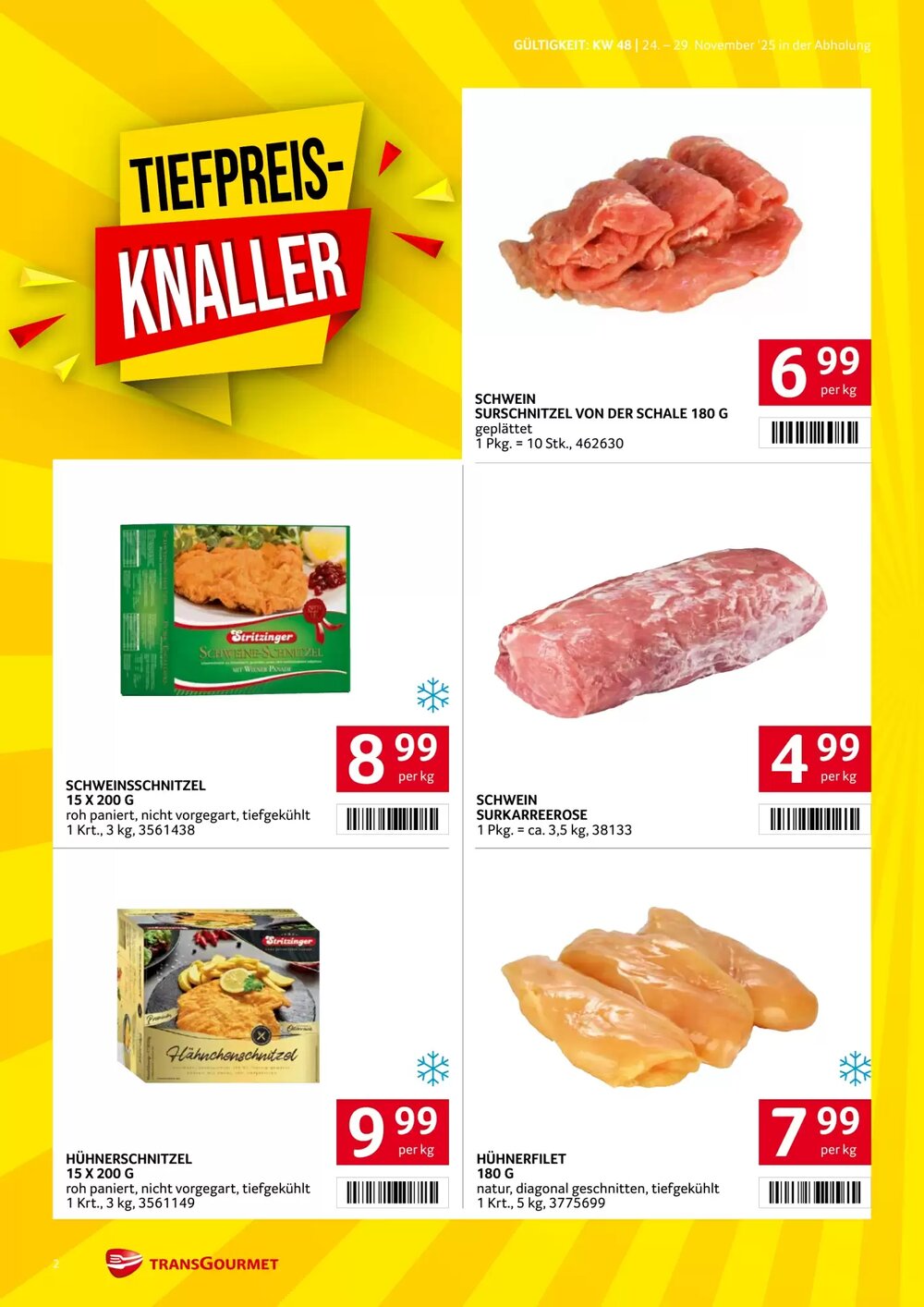 Transgourmet Flugblatt (ab 24.11.2025) - Angebote und Prospekt - Seite 2