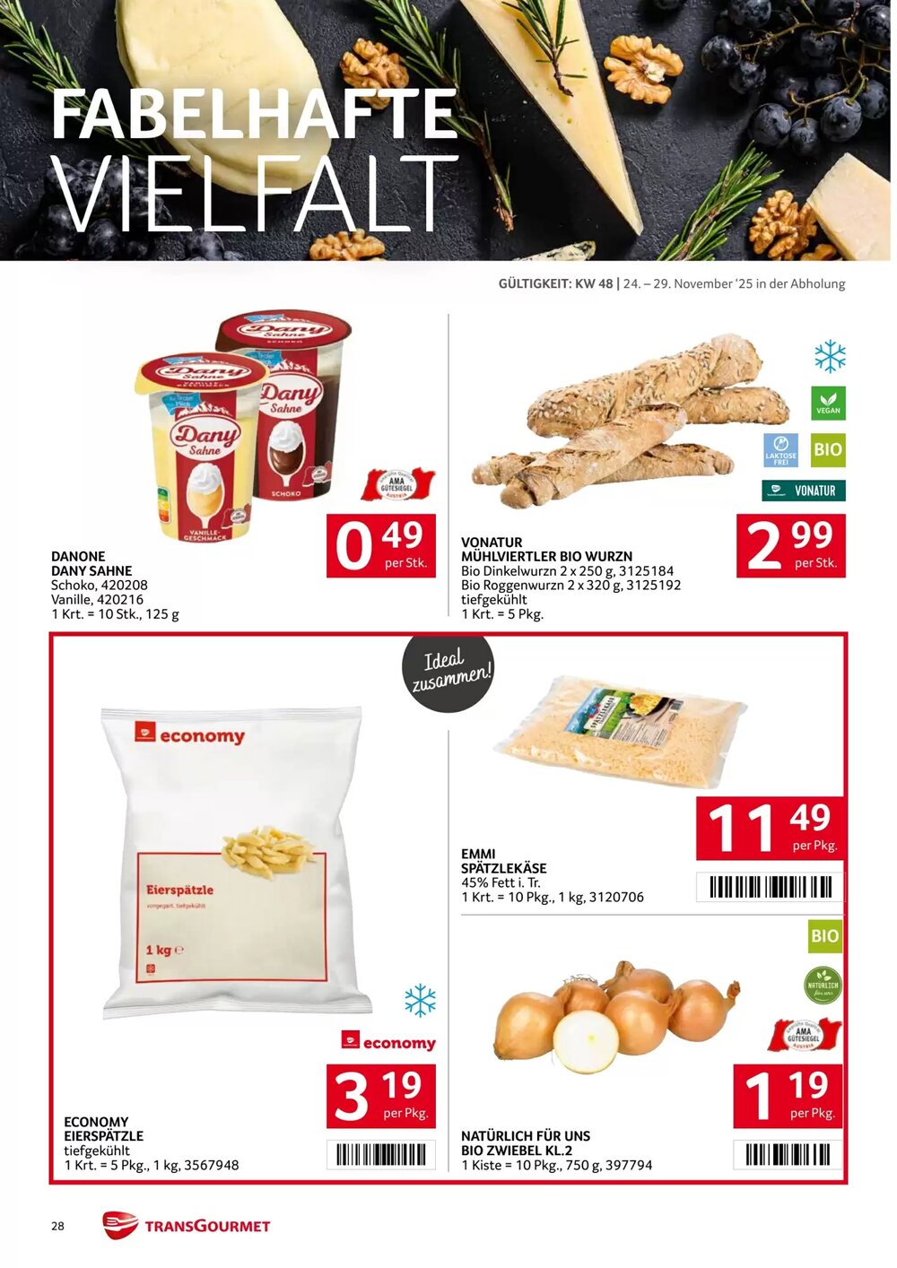 Transgourmet Flugblatt (ab 24.11.2025) - Angebote und Prospekt - Seite 28