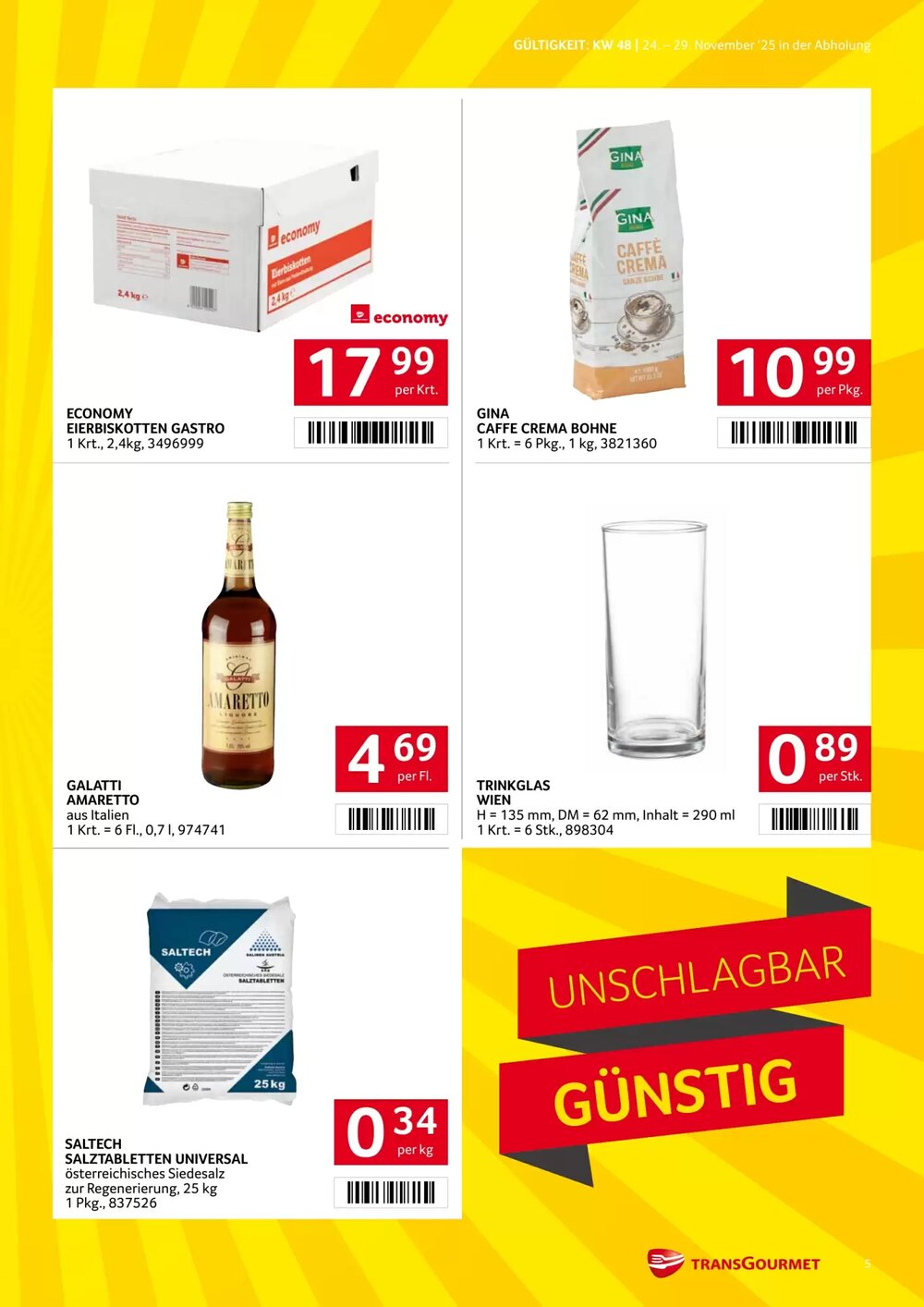 Transgourmet Flugblatt (ab 24.11.2025) - Angebote und Prospekt - Seite 5