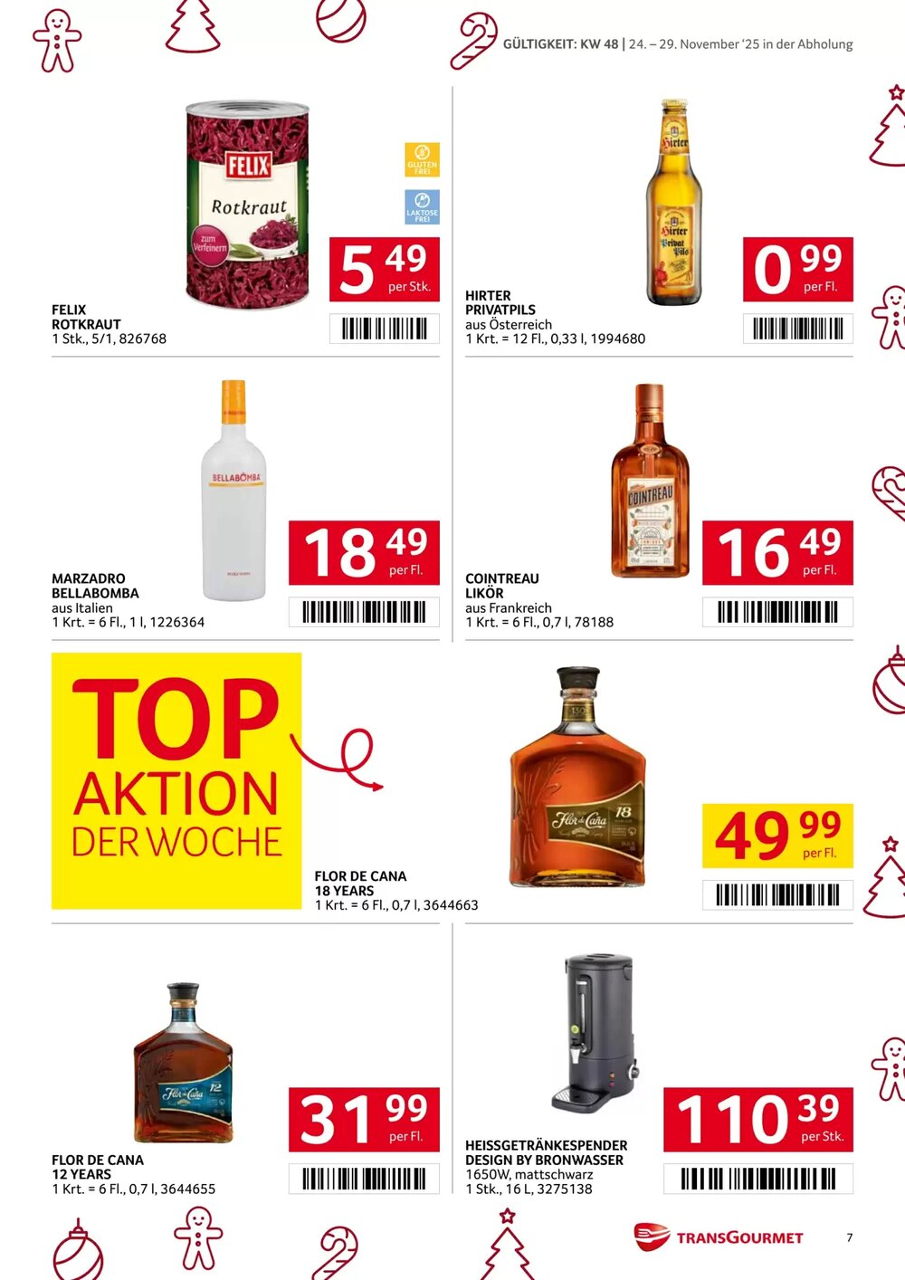 Transgourmet Flugblatt (ab 24.11.2025) - Angebote und Prospekt - Seite 7