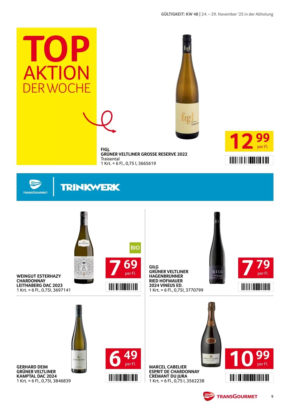 Transgourmet Flugblatt (ab 24.11.2025) - Angebote und Prospekt - Seite 9