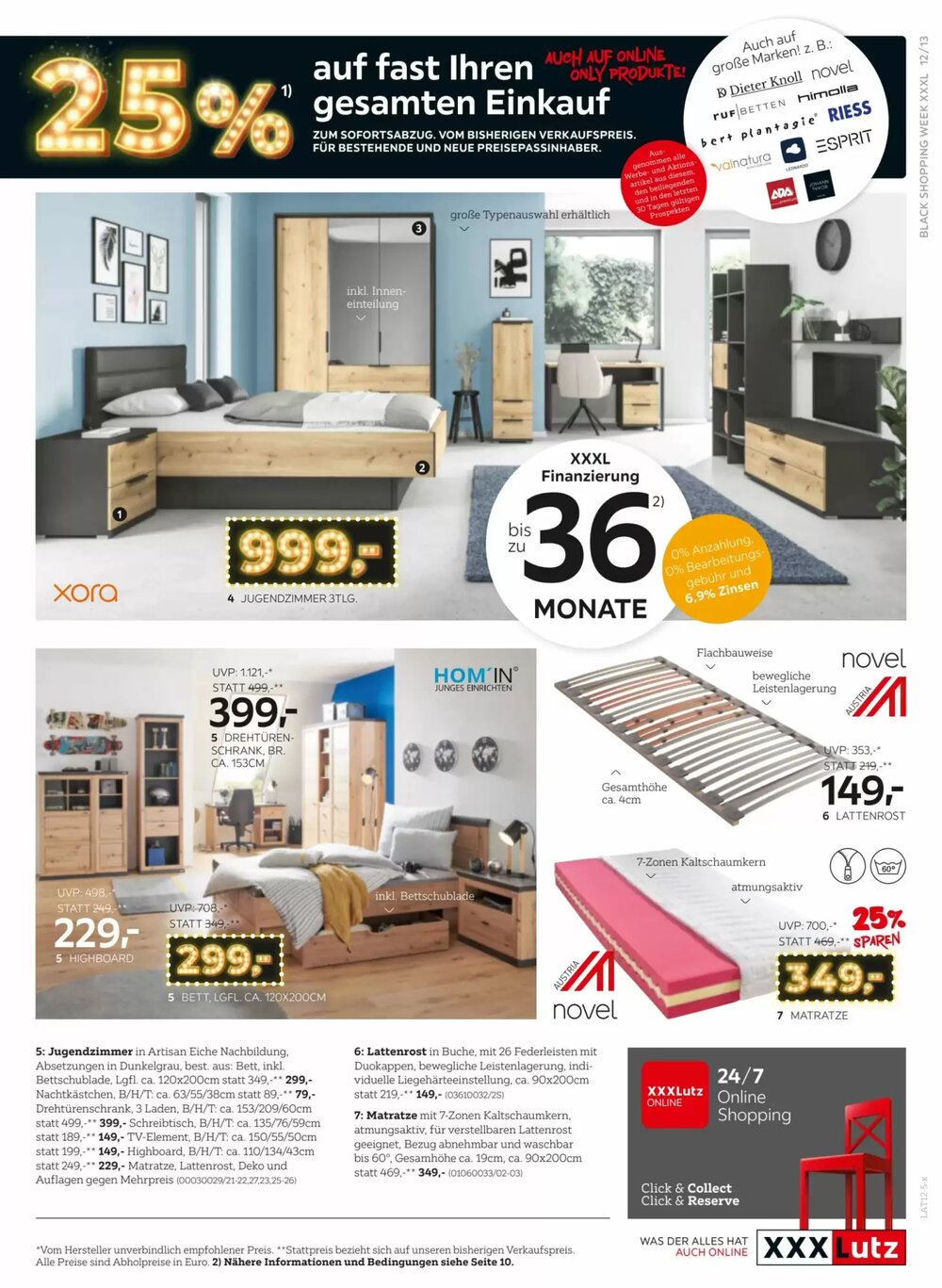 XXXLutz Flugblatt (ab 24.11.2025) - Angebote und Prospekt - Seite 13