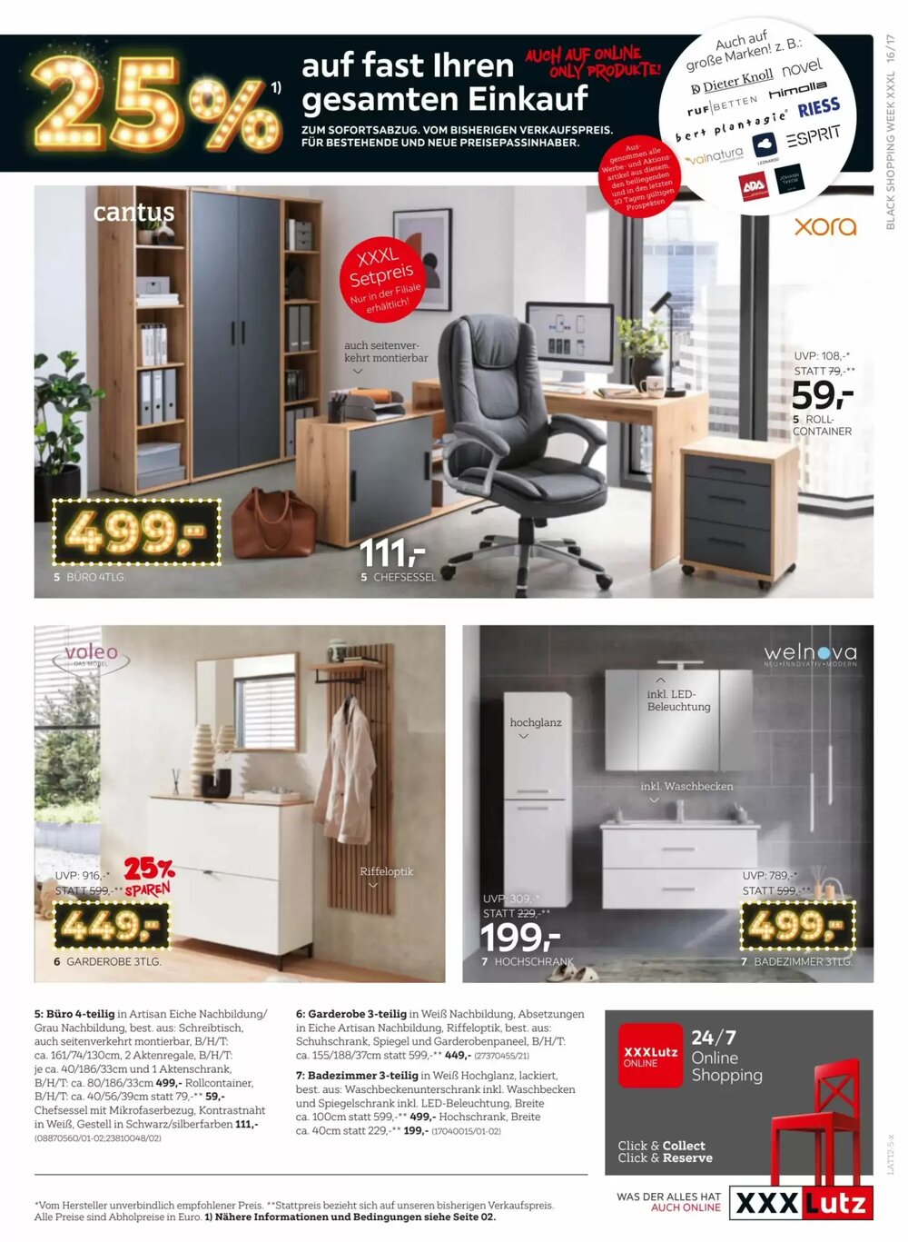 XXXLutz Flugblatt (ab 24.11.2025) - Angebote und Prospekt - Seite 17