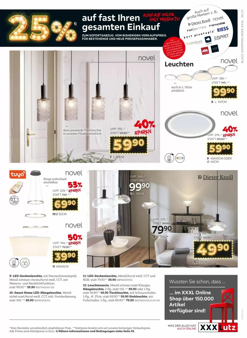 XXXLutz Flugblatt (ab 24.11.2025) - Angebote und Prospekt - Seite 21