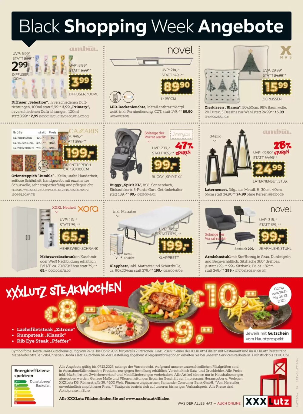 XXXLutz Flugblatt (ab 24.11.2025) - Angebote und Prospekt - Seite 24