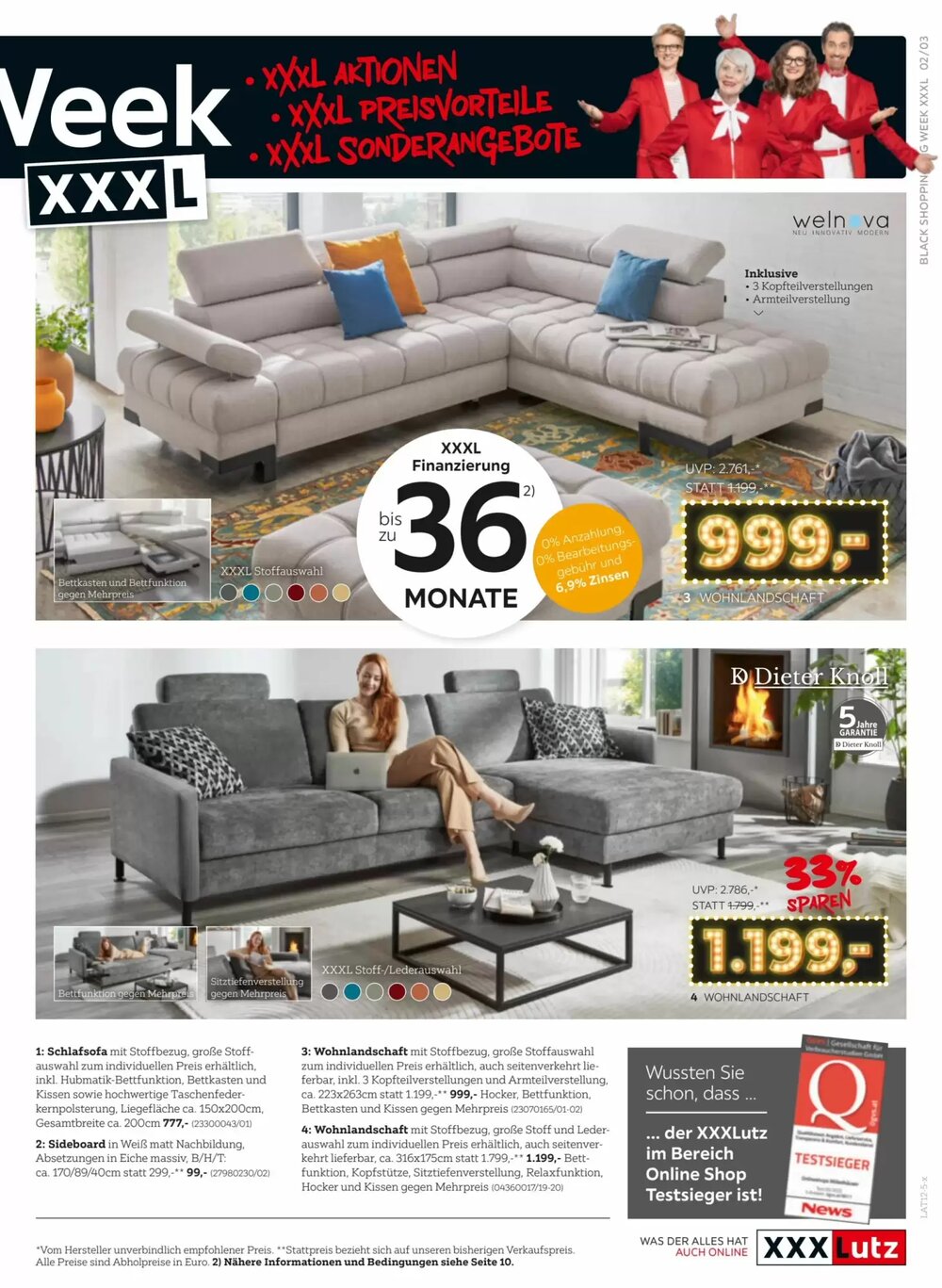 XXXLutz Flugblatt (ab 24.11.2025) - Angebote und Prospekt - Seite 3