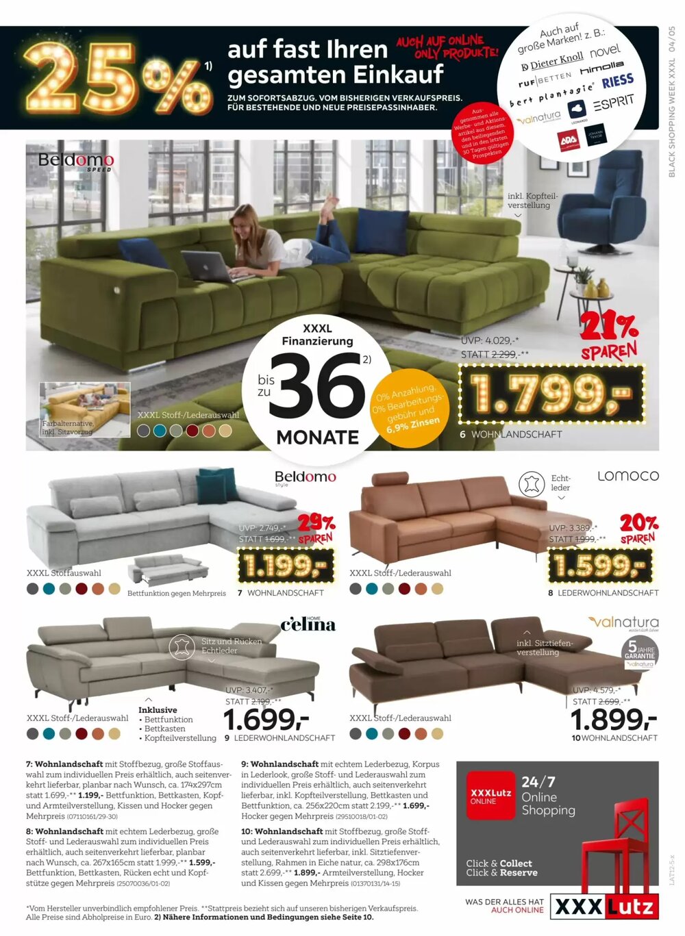 XXXLutz Flugblatt (ab 24.11.2025) - Angebote und Prospekt - Seite 5