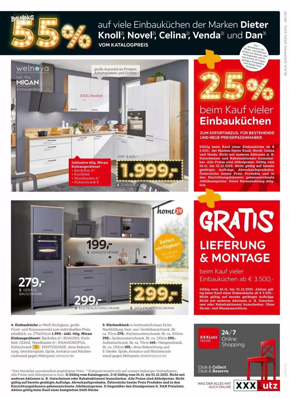 XXXLutz Flugblatt (ab 24.11.2025) - Angebote und Prospekt - Seite 9