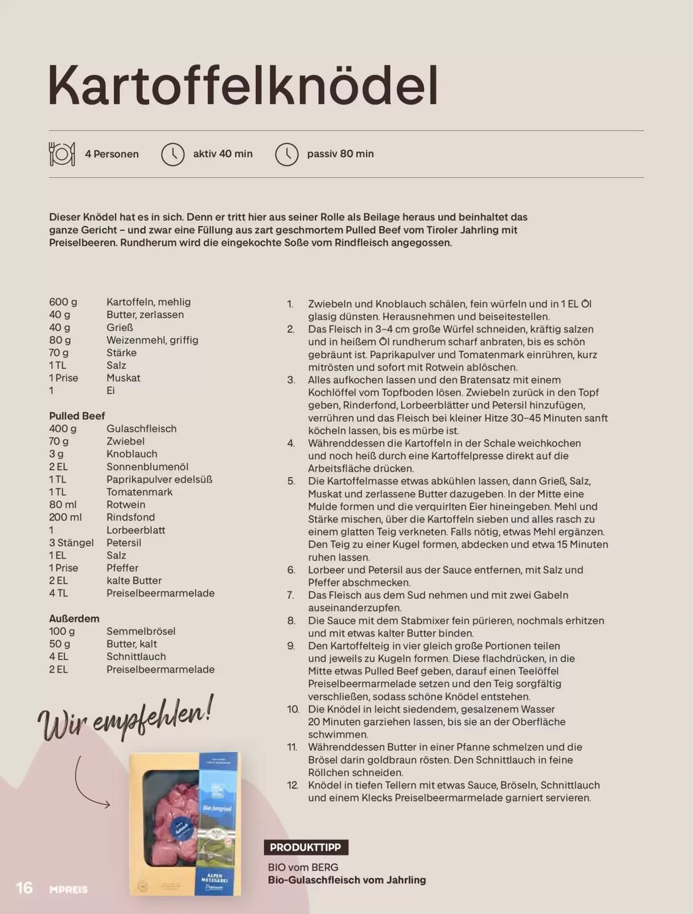 MPreis Flugblatt (ab 24.11.2025) - Angebote und Prospekt - Seite 16