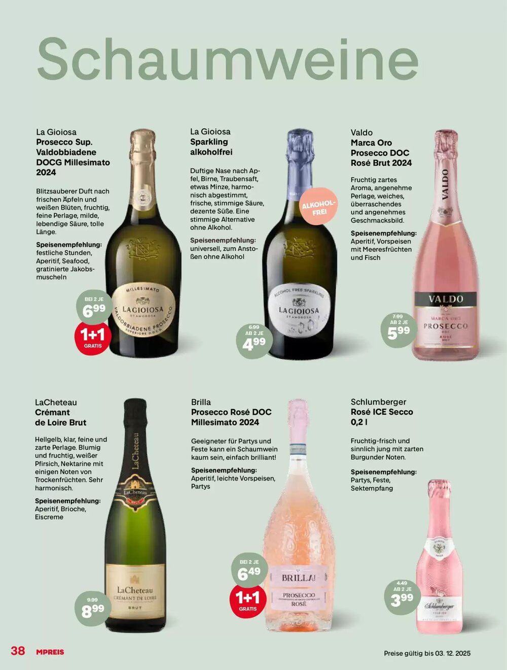 MPreis Flugblatt (ab 24.11.2025) - Angebote und Prospekt - Seite 38