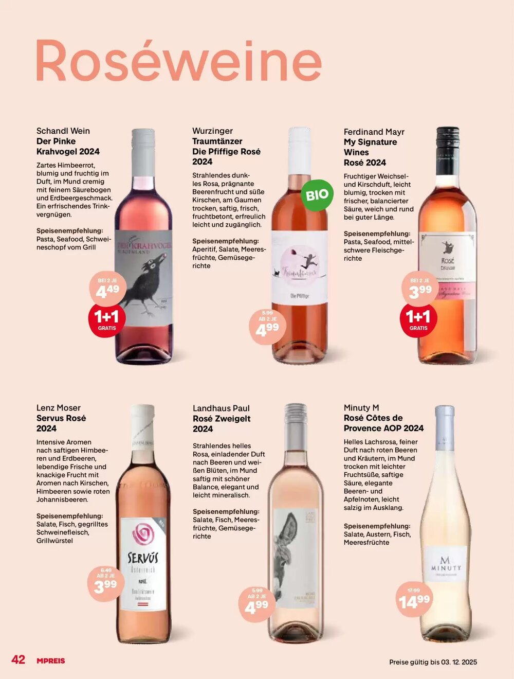 MPreis Flugblatt (ab 24.11.2025) - Angebote und Prospekt - Seite 42