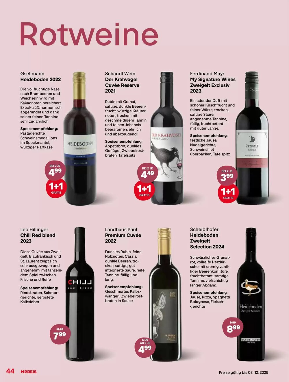 MPreis Flugblatt (ab 24.11.2025) - Angebote und Prospekt - Seite 44