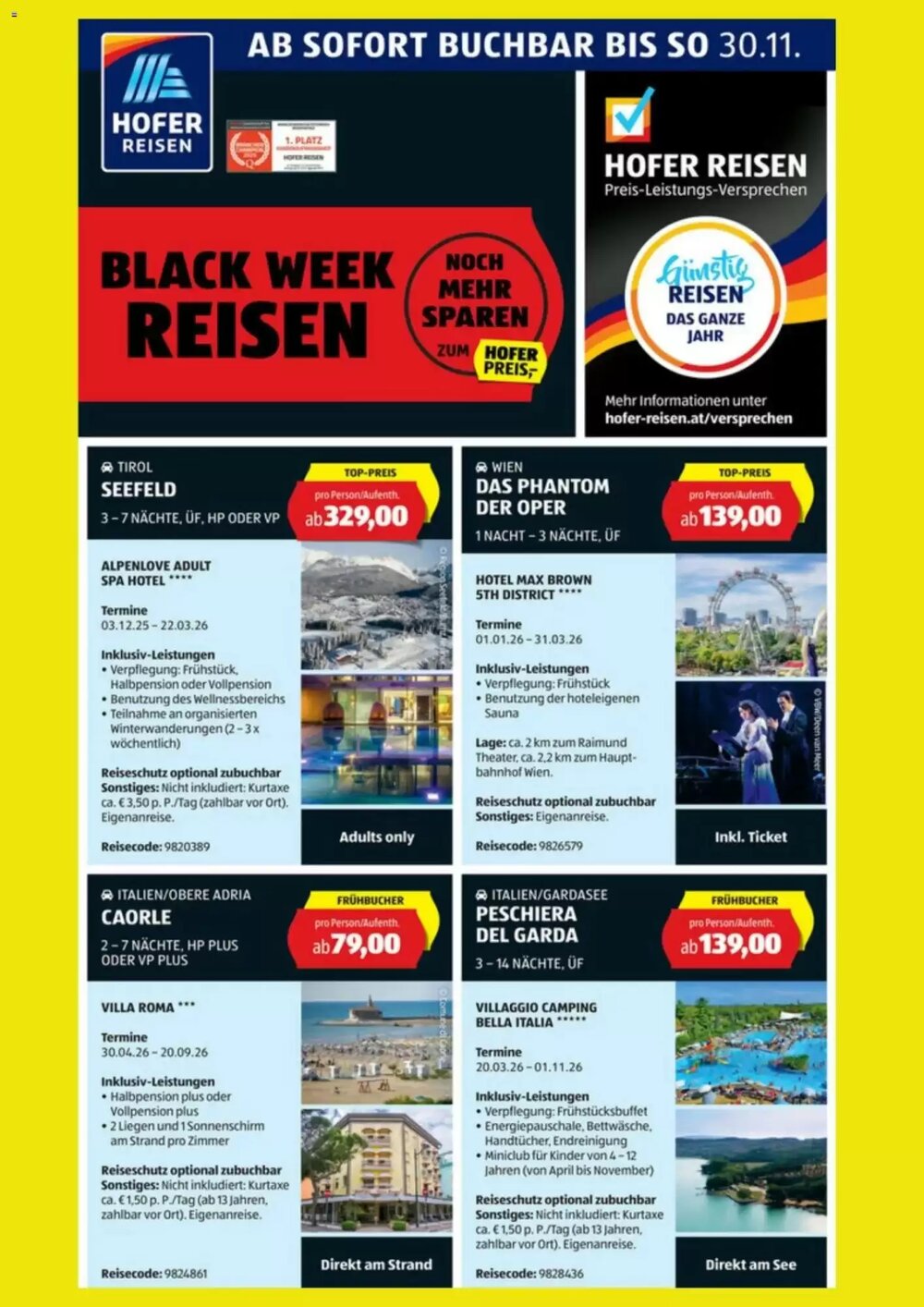 Hofer Reisen Flugblatt (ab 24.11.2025) - Angebote und Prospekt - Seite 2