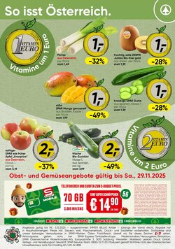 Spar Flugblatt (ab 24.11.2025) - Angebote und Prospekt