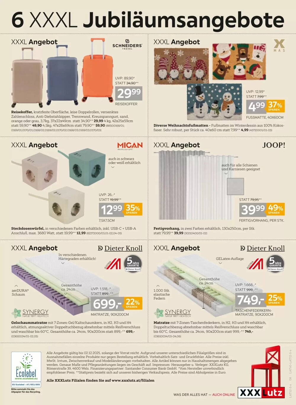 XXXLutz Flugblatt (ab 25.11.2025) - Angebote und Prospekt - Seite 8