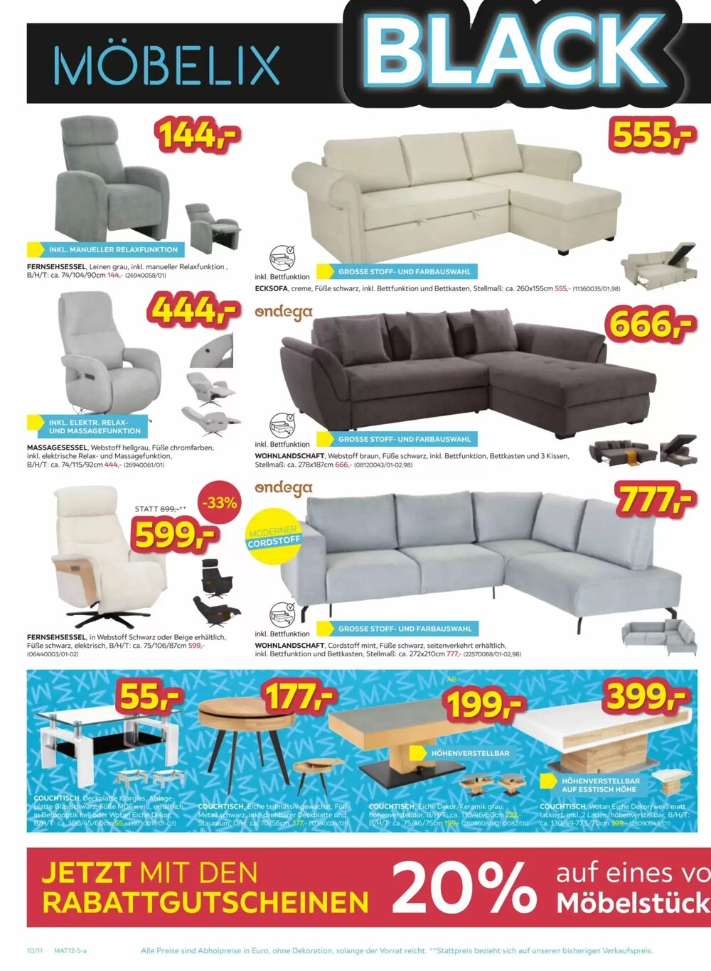 Möbelix Flugblatt (ab 25.11.2025) - Angebote und Prospekt - Seite 10