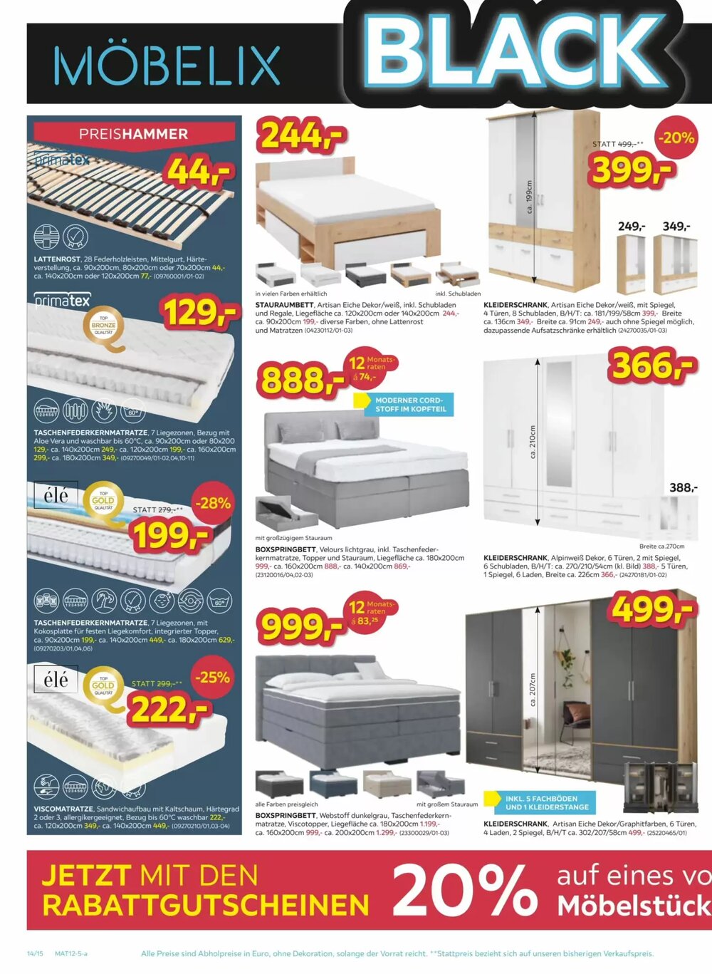 Möbelix Flugblatt (ab 25.11.2025) - Angebote und Prospekt - Seite 14