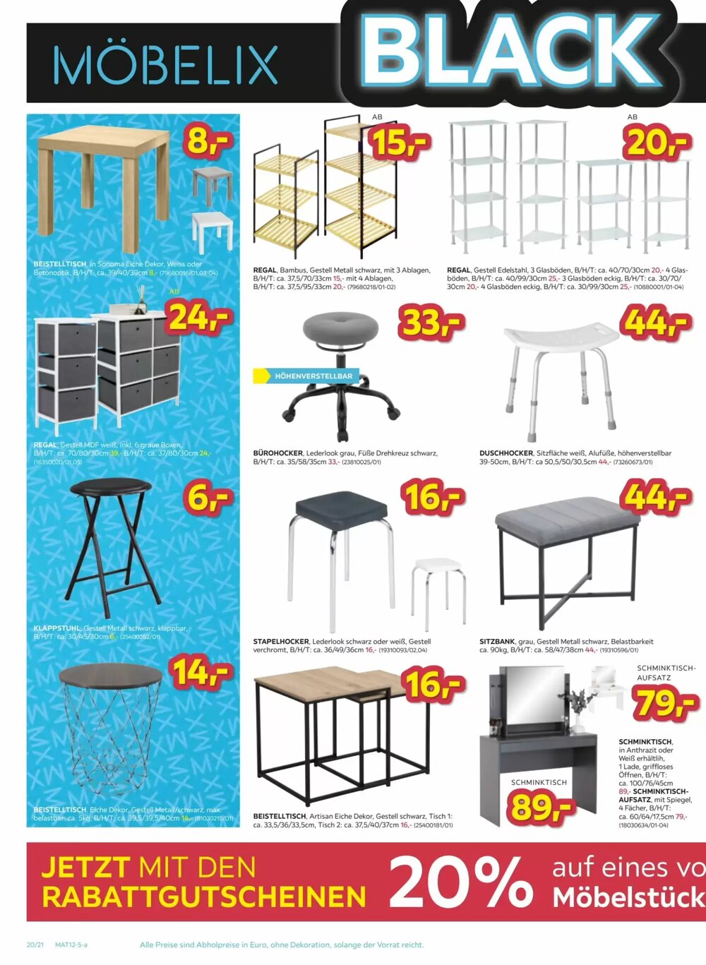 Möbelix Flugblatt (ab 25.11.2025) - Angebote und Prospekt - Seite 20