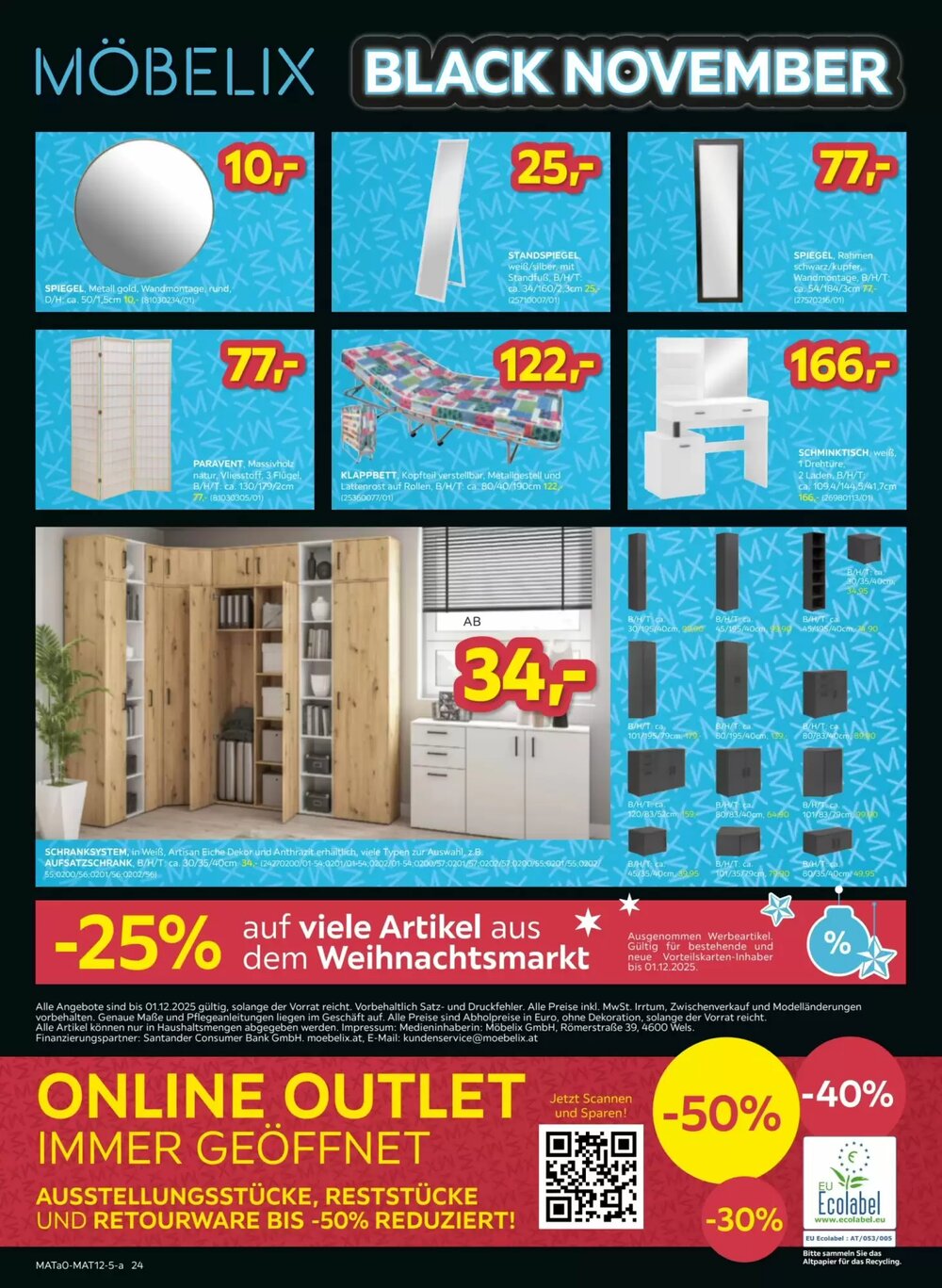 Möbelix Flugblatt (ab 25.11.2025) - Angebote und Prospekt - Seite 24