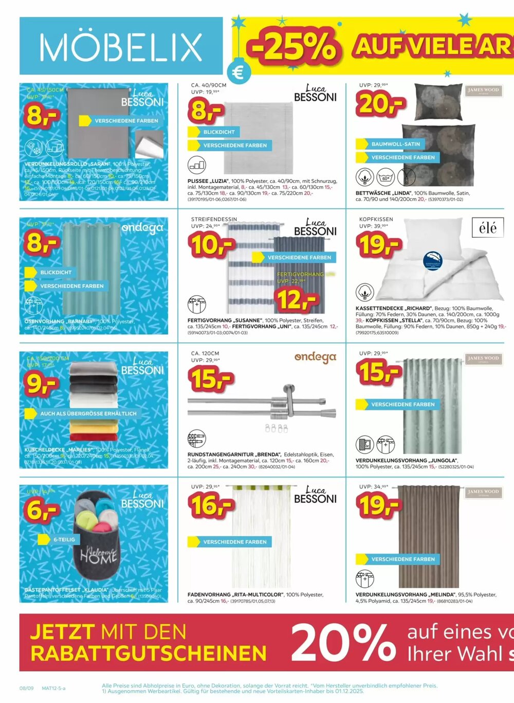 Möbelix Flugblatt (ab 25.11.2025) - Angebote und Prospekt - Seite 8