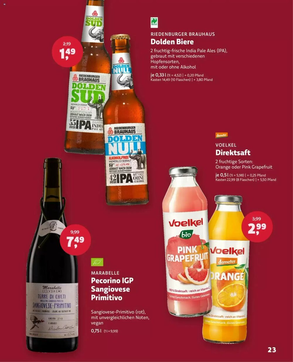 Denn's Biomarkt Flugblatt (ab 26.11.2025) - Angebote und Prospekt - Seite 23