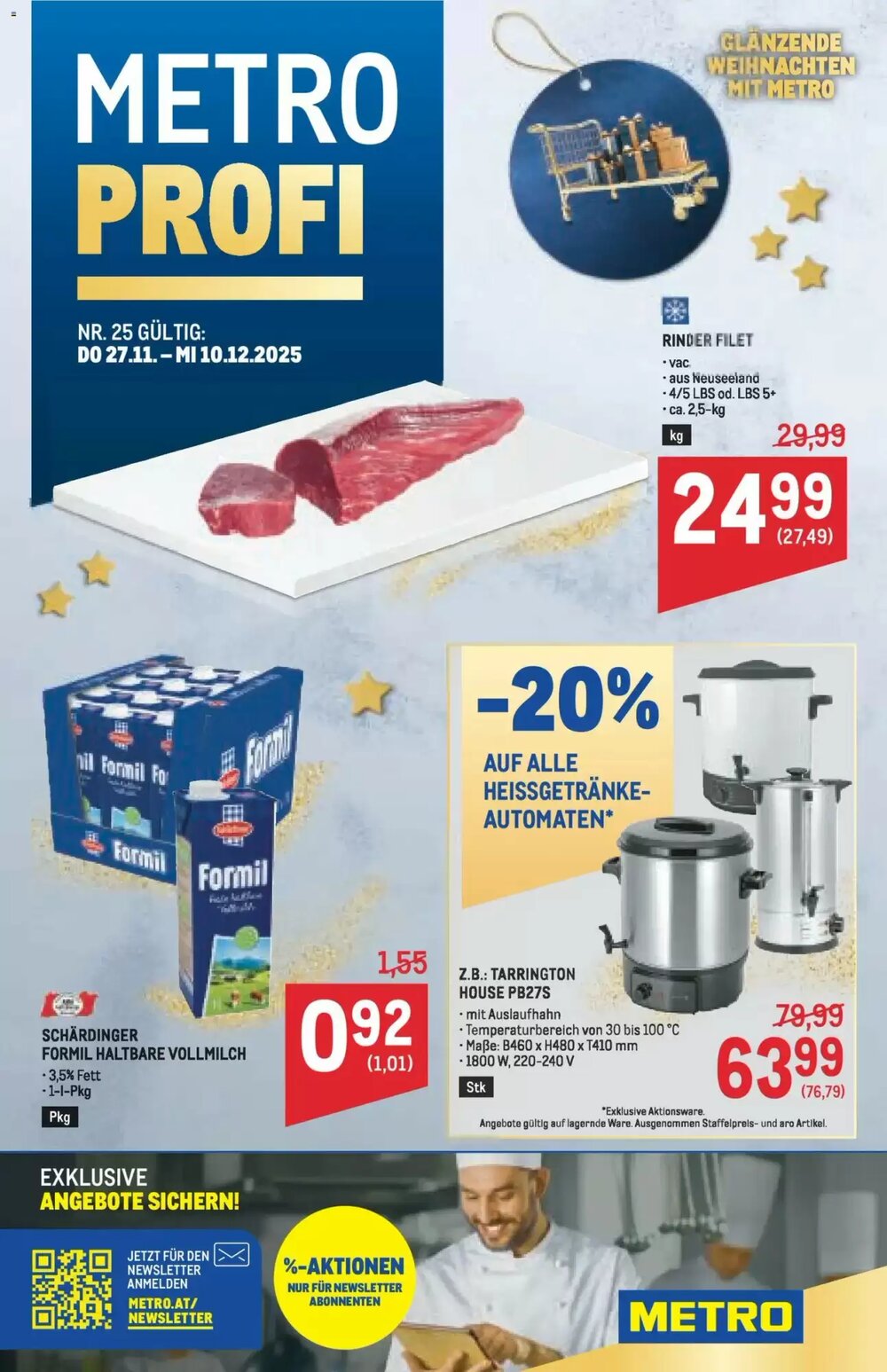 Metro Flugblatt (ab 27.11.2025) - Angebote und Prospekt - Seite 1