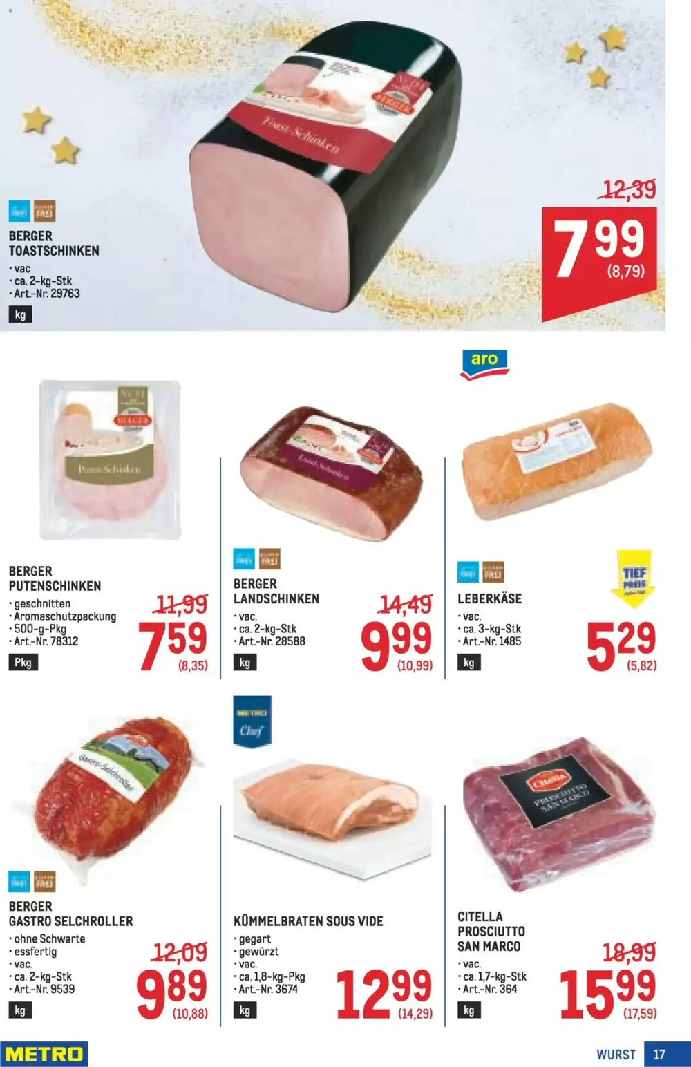 Metro Flugblatt (ab 27.11.2025) - Angebote und Prospekt - Seite 17