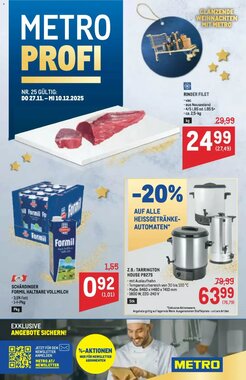 Metro Flugblatt (ab 27.11.2025) - Angebote und Prospekt